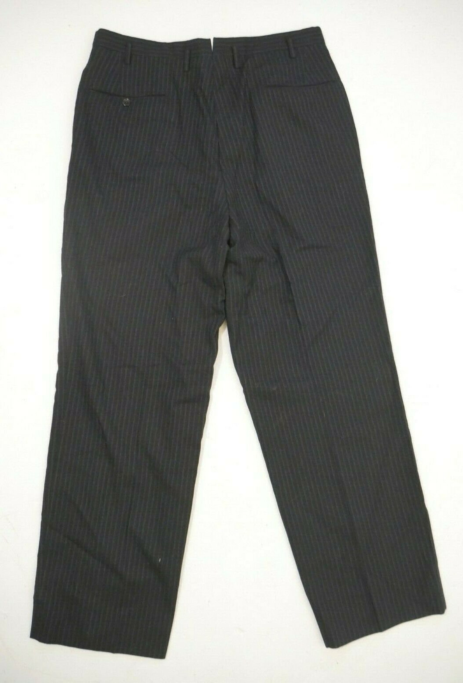 Vintage 50s Black Gray Pinstripe Pants Gangster Hollywood F.R. - Etsy