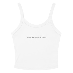 No Crying On The Yacht Bella + Canvas Tank