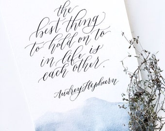 Impression aquarelle personnalisée