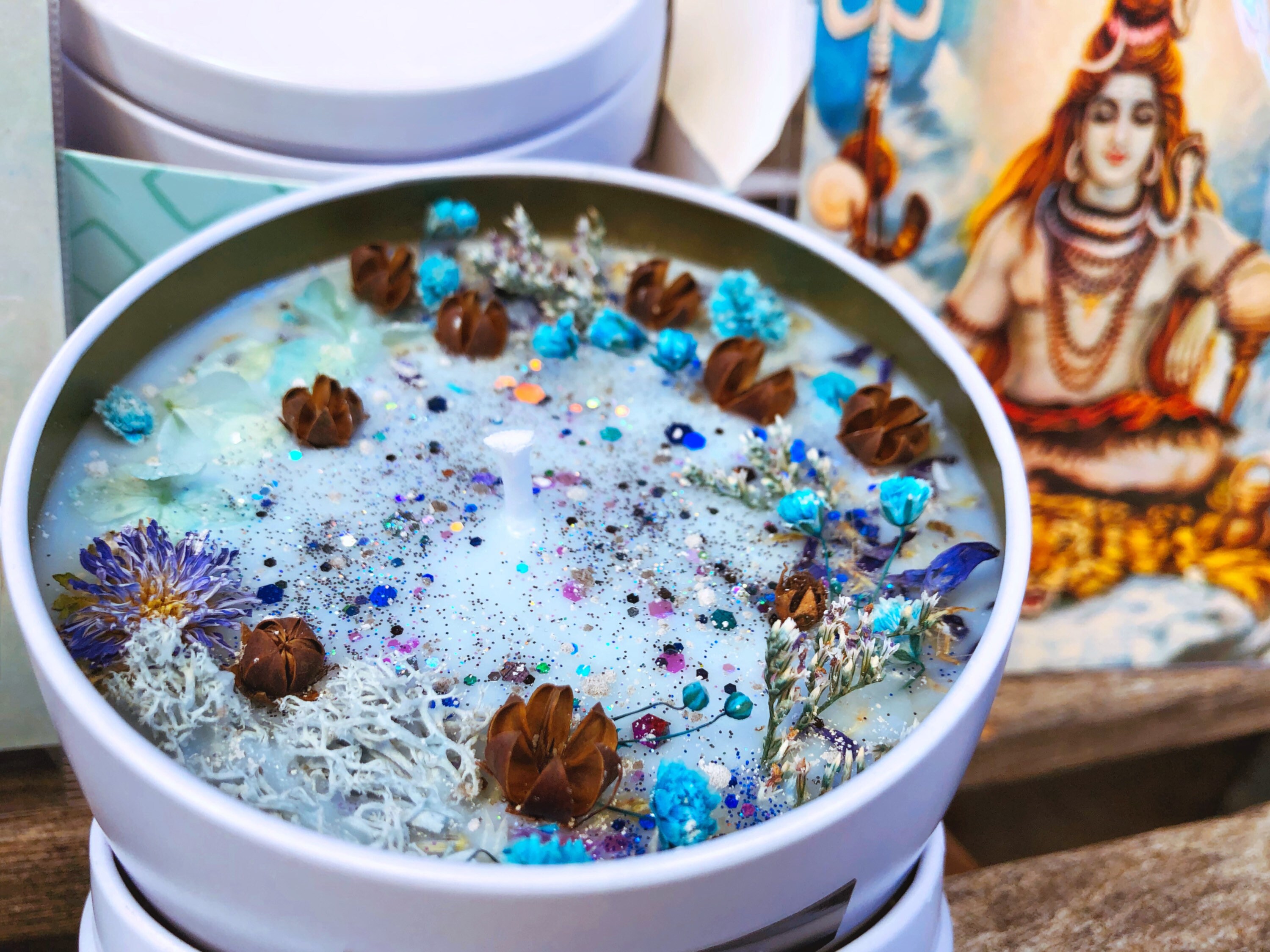 Shiva Candle Altar Candle Scented Candle Spiritual Candle Etsy