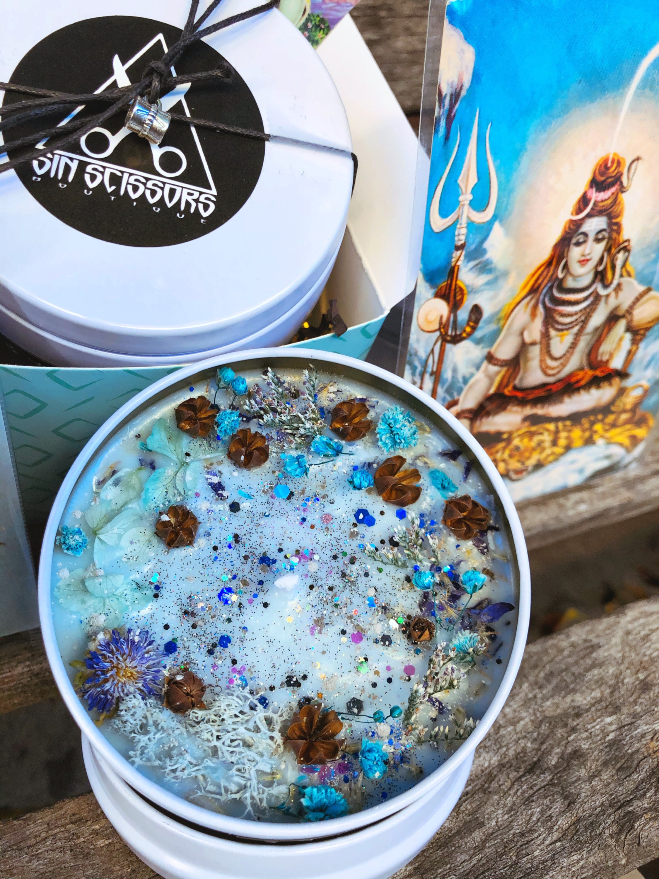 Shiva Candle Altar Candle Scented Candle Spiritual Candle Etsy