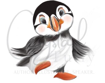 Papageientaucher Illustration Digital Download Kunst