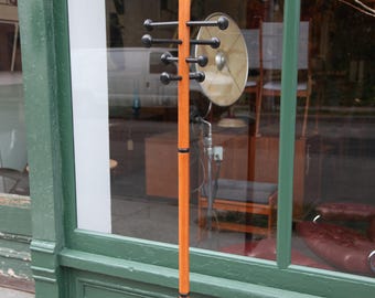 Vintage MCM Italian wooden floor standing coat / hat hanger | Free delivery only in NYC and Hudson Valley areas