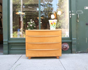 Vintage 50's solid maple Heywood Wakefield dresser Jan 23 1953 (1) | Free delivery in NYC and Hudson Valley areas