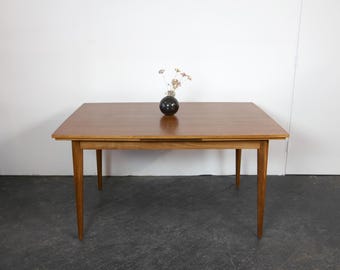 Vintage 60's walnut pull out leafs dining | Free delivery only in NYC and Hudson Valley areas