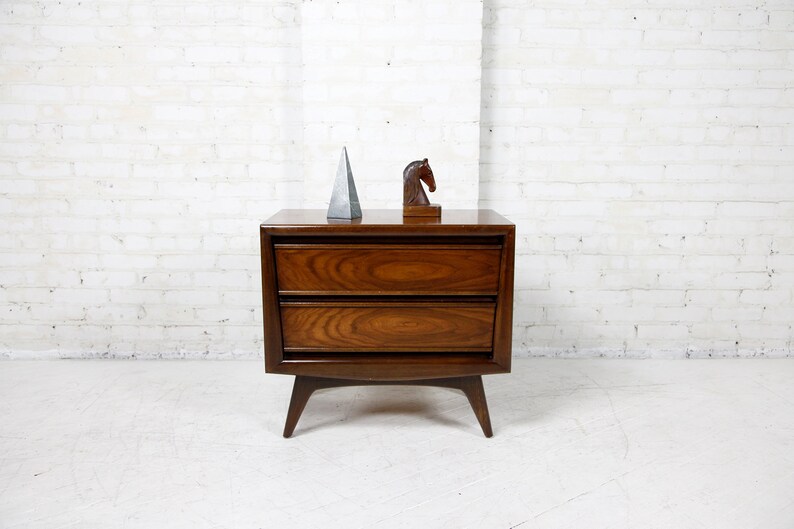 Vintage Nightstand End Table By Founders Furniture Free Nyc Etsy
