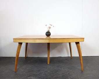 Vintage 50's large dining table by Heywood Wakefield | Free delivery only in NYC and Hudson Valley areas