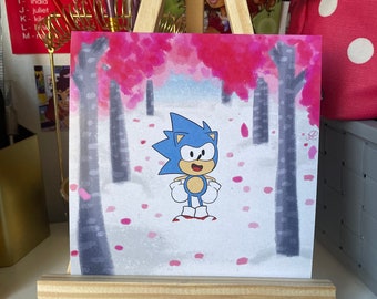 Sonic the Hedgehog Mania Art Print - Anime Fan Art Manga Animanga Weeb Home Decor Gift AliyahArt Video Game Art