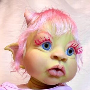 23in SOLE alternative fantasy toddler reborn ogre doll Benedict by Jodie Lombardo reborn artist Peg Spencer LE of just 300