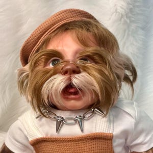 21 in. Jinx Lycan cub, werepup alternative fantasy doll reborn artist Peg Spencer