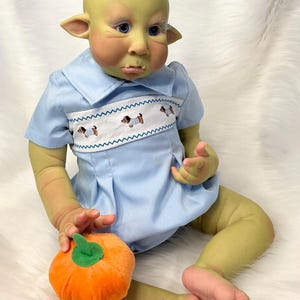 25 in 11.5 lb SOLE alternative fantasy toddler reborn ogre doll Ollie by Jodie Lombardo reborn artist Peg Spencer #22 of just 300