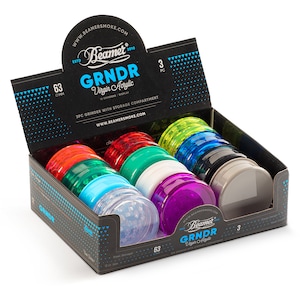 Beamer 3-Piece 63mm Acrylic Grinder - No Logo