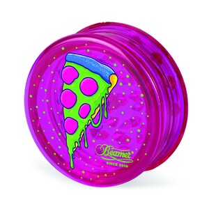 Beamer 3-Piece 63mm Acrylic Grinder - Pizza Purple Color