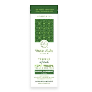 Bake Sale Terpene Infused Hemp Wraps Original Growers Cut Flavor