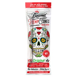 Beamer Original King Size Vegan Hemp Cones - 4 Count Packs