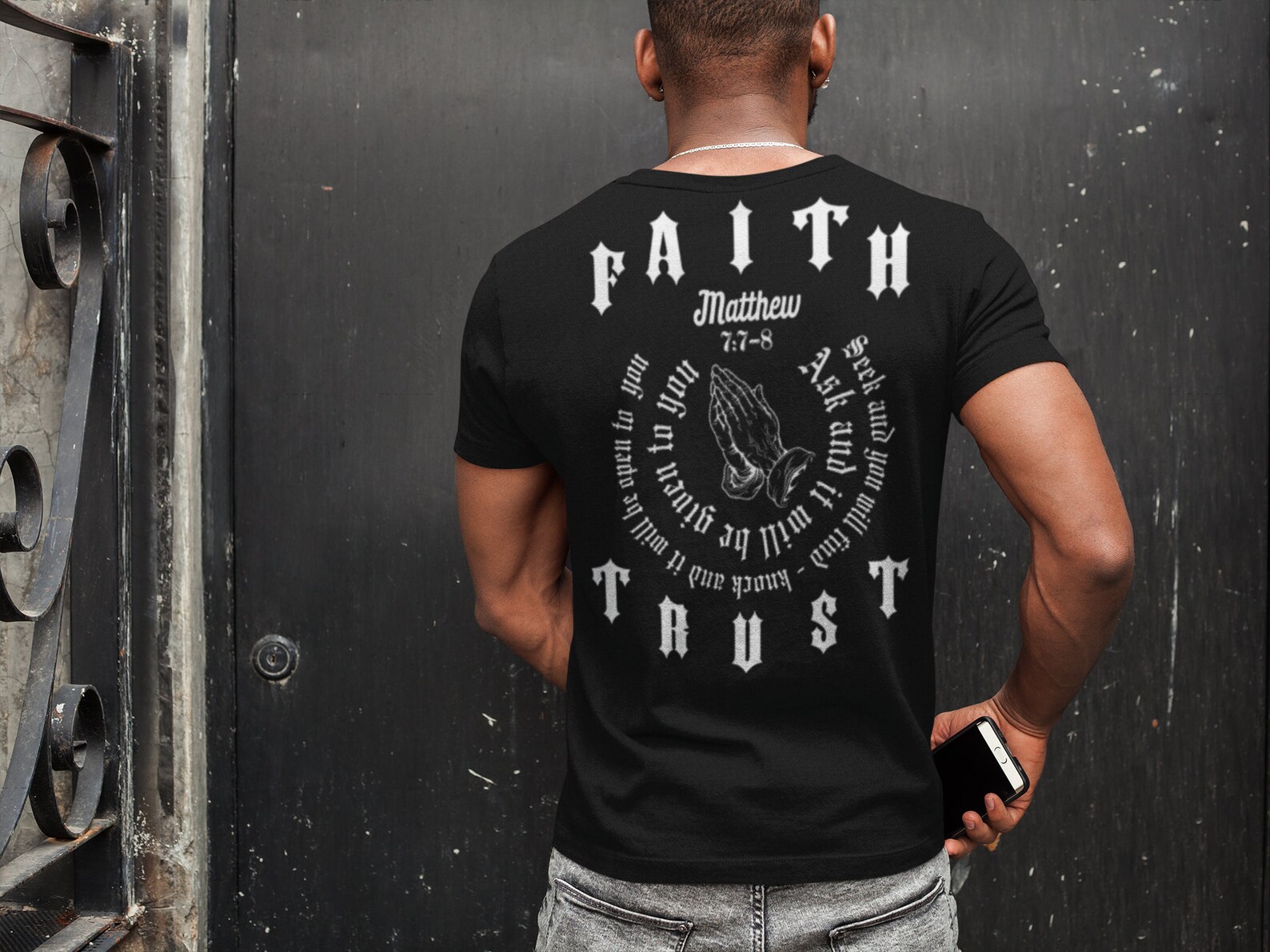 Christian Apparel Faith Shirt for Men. Black Owned Shop. Etsy