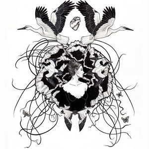 Phoenix - Original Drawing - Etsy Canada