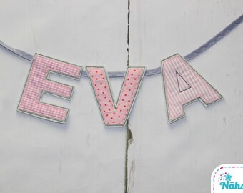 Namengirlande Filz ROSA