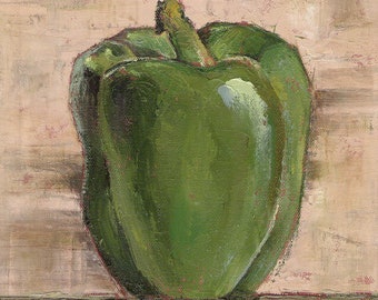 Print of Green Pepper