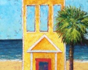 Beach Cottage painting or print of "Island Cottage"