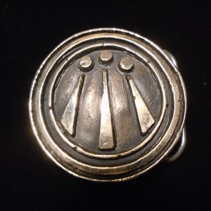 Awen Belt Buckle /Bronze Buckle /Druidry/