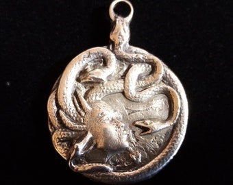 Gorgona/ Medusa's head /Pendant