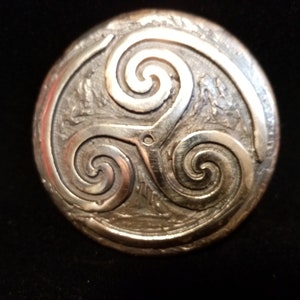 Triskelion /Belt Buckle /Bronze cast