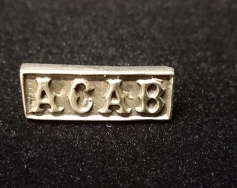 ACAB Badge / Bronze Metal/