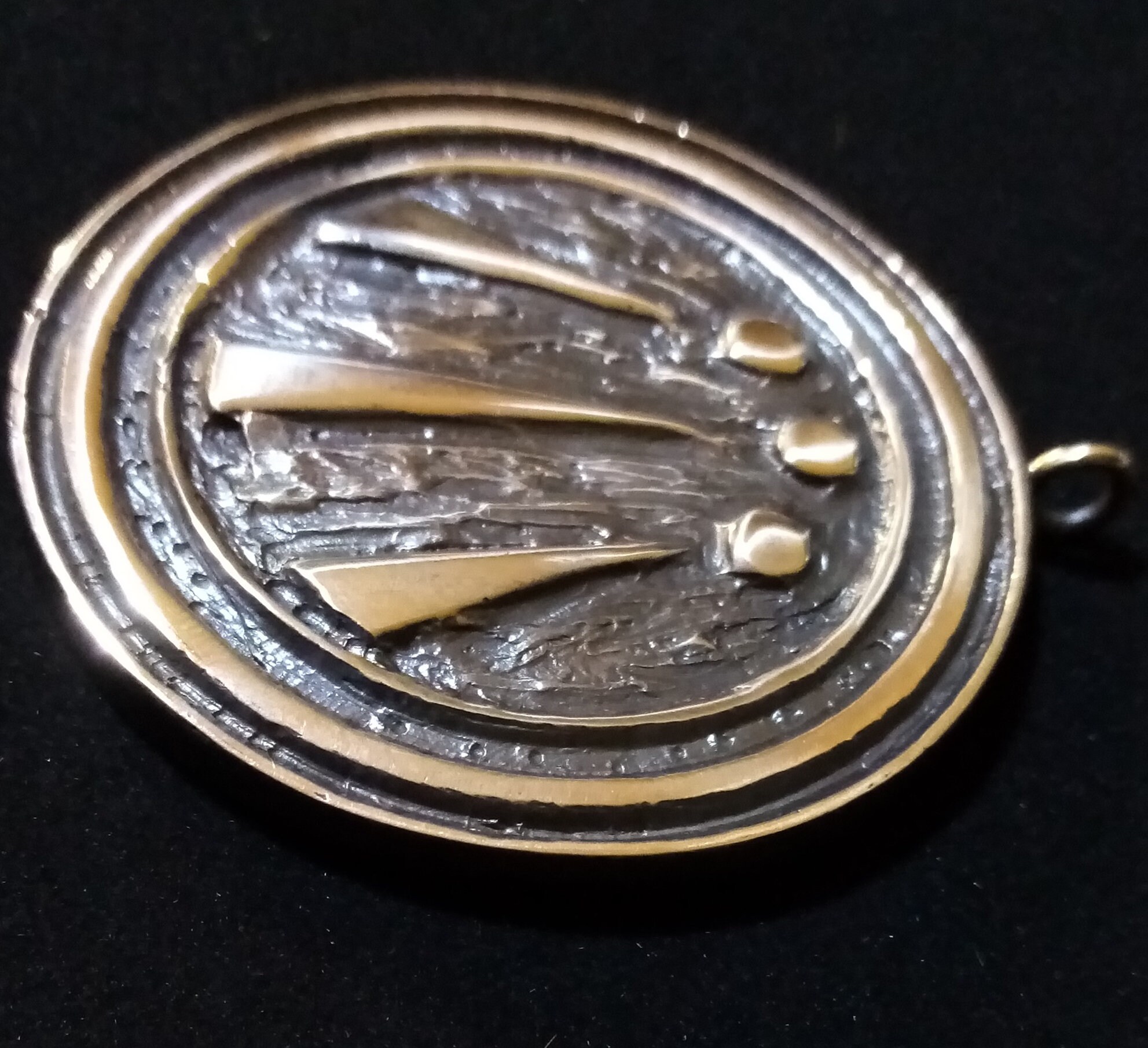 Awen Pendant /Bronze Medallion /Druidry/ | Etsy