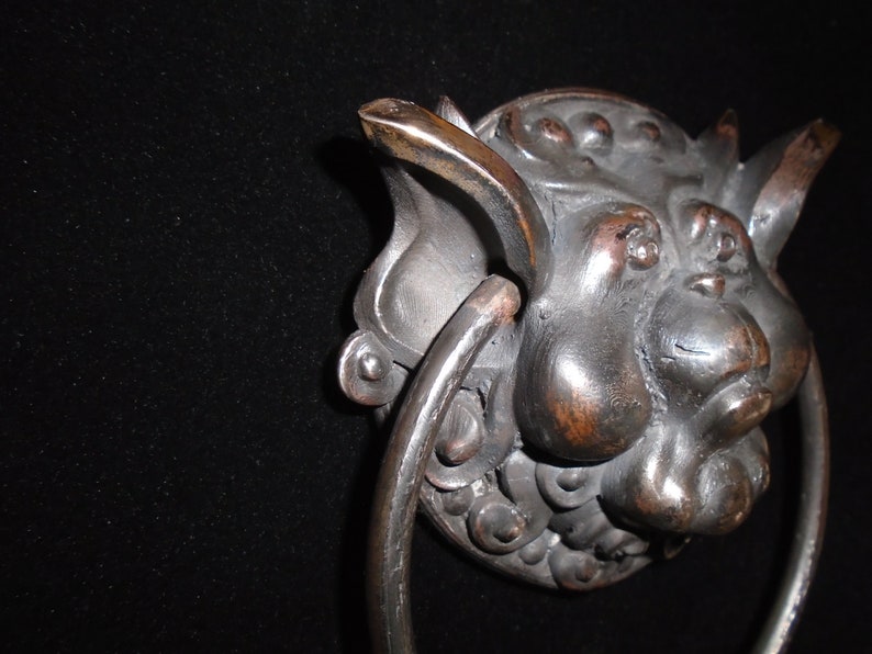 LARGE Labyrinth Inspired Door Knocker/Bronze art/ Bronze Metal/Jim Henson/ Left Knocker/ David Bowie image 6