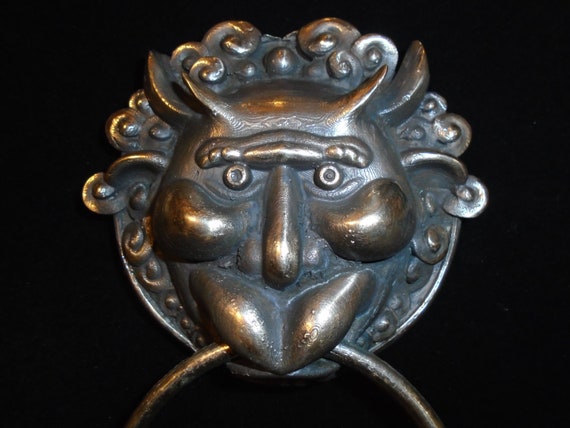 Labyrinth Inspired Door Knocker Bronze Art Bronze Metal Jim Henson Right Knocker David Bowie