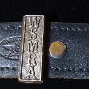 Masonic Bronze Belt Loop: WSMRA Freemason Accessory
