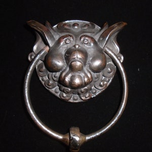 LARGE Labyrinth Inspired Door Knocker/Bronze art/ Bronze Metal/Jim Henson/ Left Knocker/ David Bowie image 4