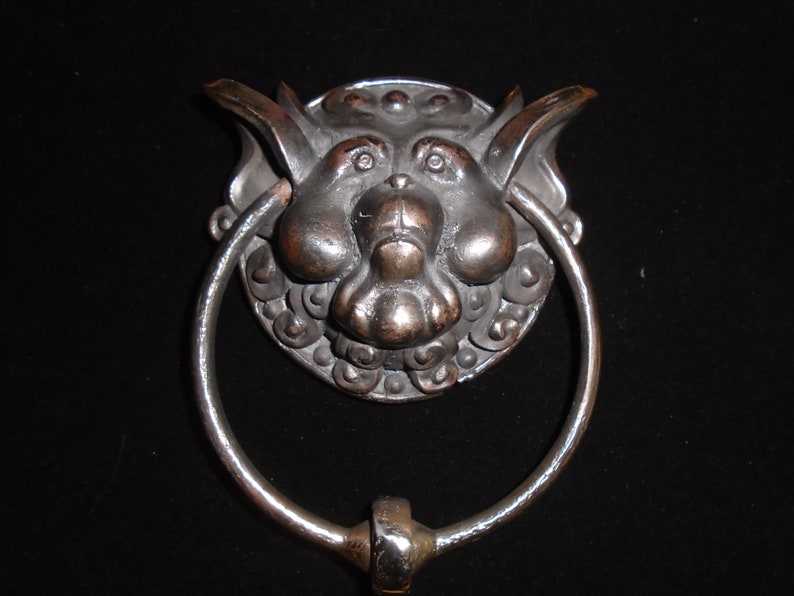 LARGE Labyrinth Inspired Door Knocker/Bronze art/ Bronze Metal/Jim Henson/ Left Knocker/ David Bowie image 4