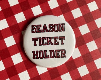 Dauerkartenhalter Button | Arkansas Razorbacks Football Game Day Button