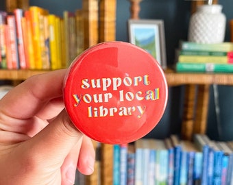 Unterstützen Sie Ihre lokale Bibliothek Button