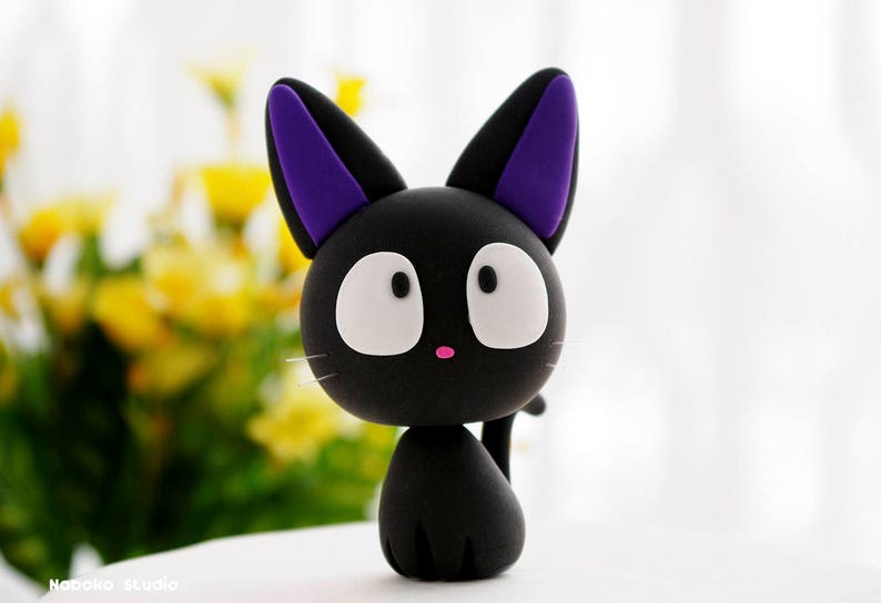 Black Cat Birthday Cake Topper