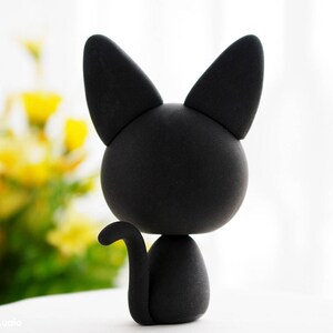 Black Cat Birthday Cake Topper