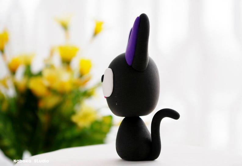 Black Cat Birthday Cake Topper