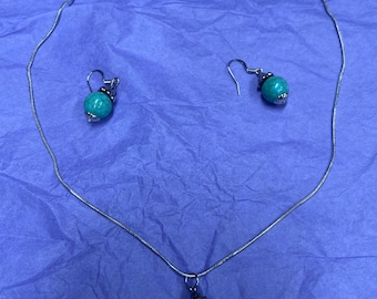 Handmade Necklace and earrings set