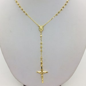 Cheap gold rosary necklace new arrivals