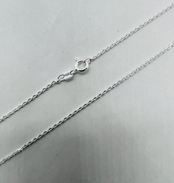 Wholesale 10pc 925 Sterling Silver Plated 1mm O Chain Necklace – 24 Inch – Copper Base – HUILEMEI