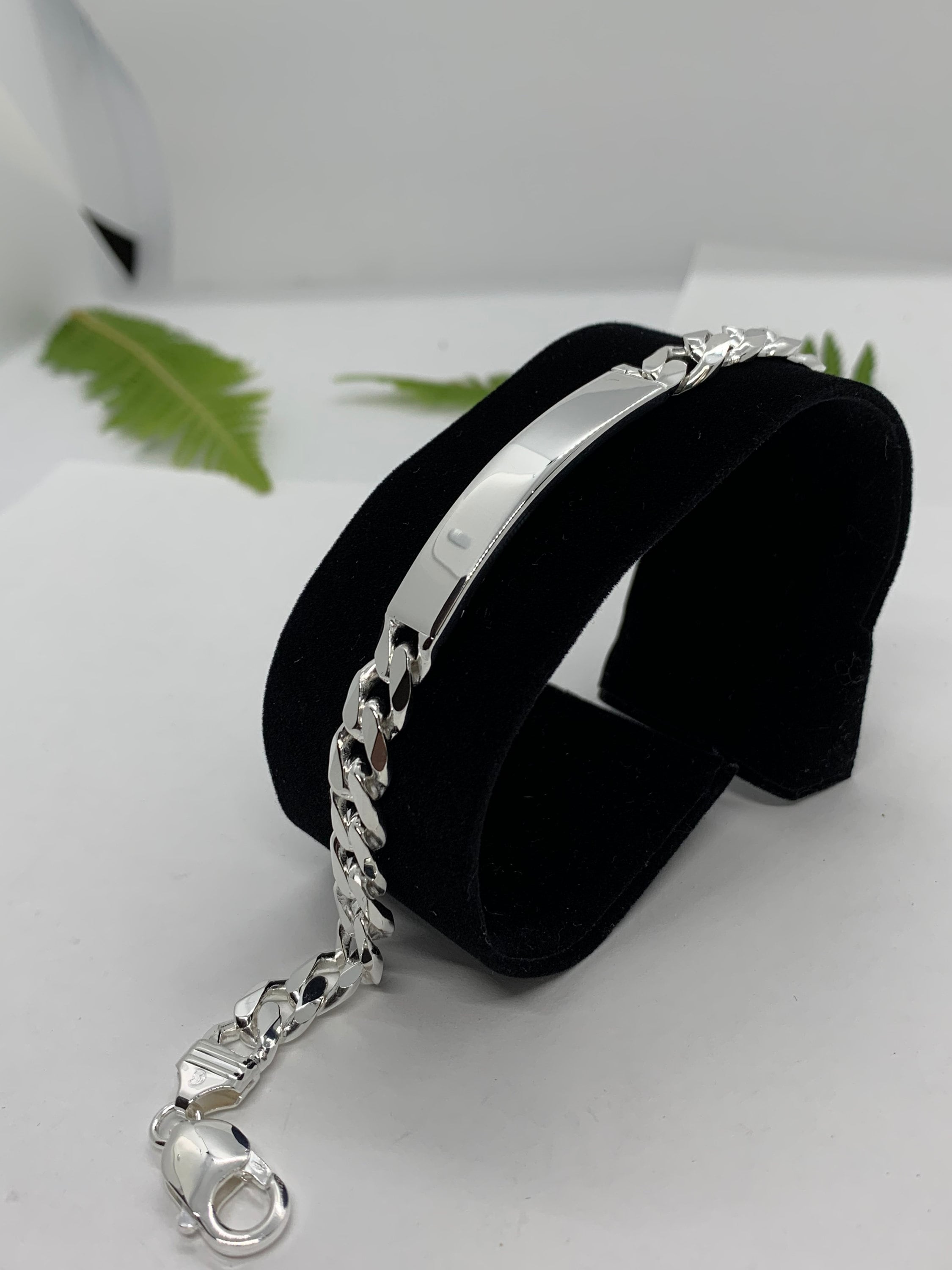 Curb 4mm Woman Stainless steel - Bijoux en Vogue #20955 Identity bracelet