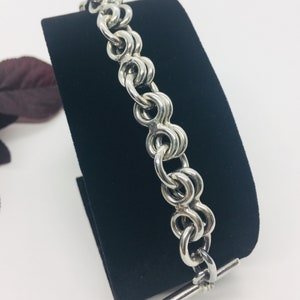 Men&#39;s Women&#39;s Solid Handmade link bracelet 925 Sterling silver 5mm 8&quot; 8.5&quot; 9&quot;