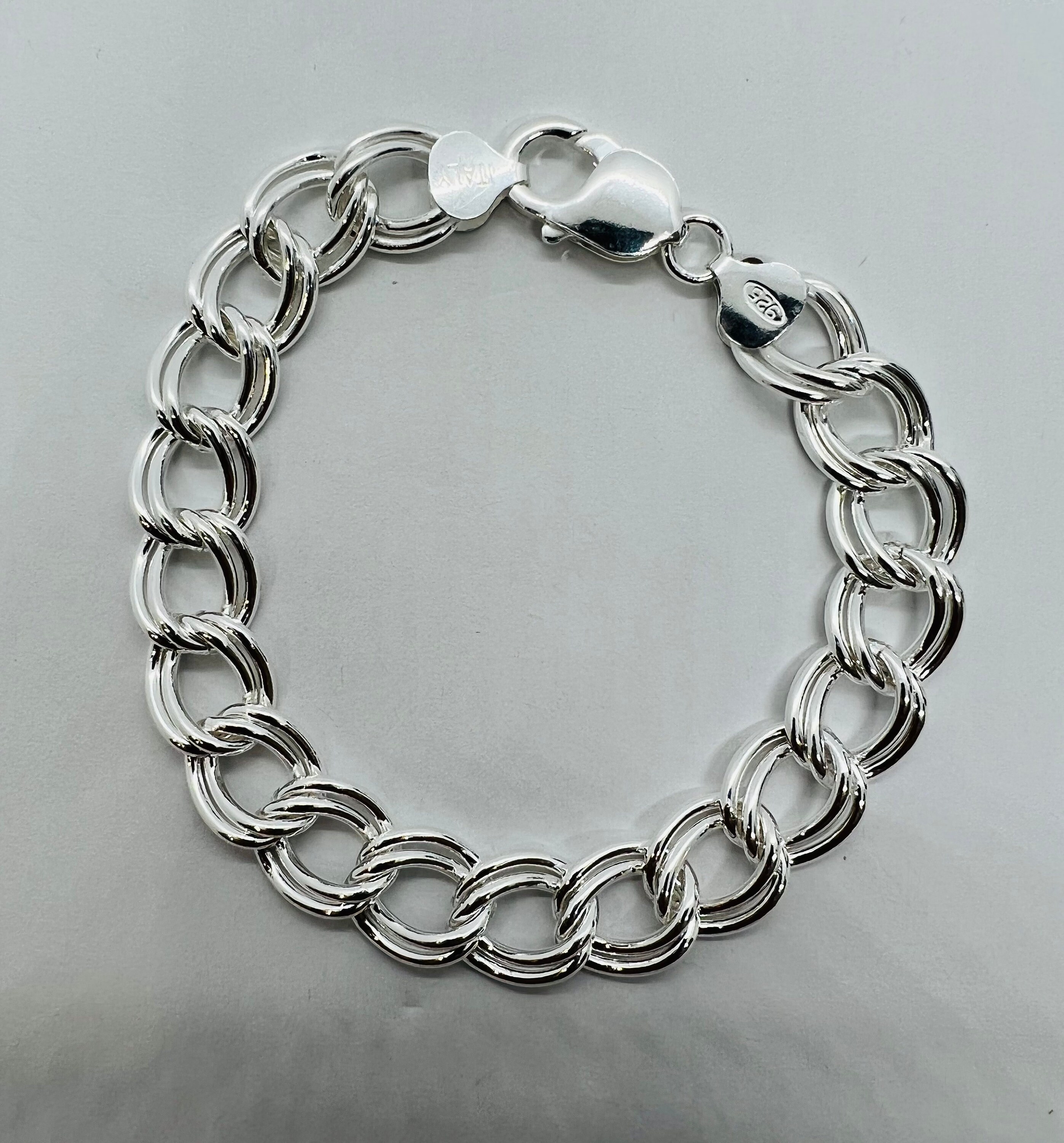 STUNNING LINEA STERLING SILVER 925 MODERNIST CHUNKY O - Foto 5