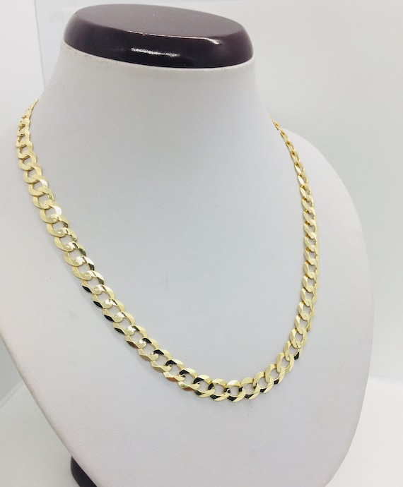 5mm 22-Inch Cuban Link Chain Necklace – Gold Filled, Unisex, For Men & Women