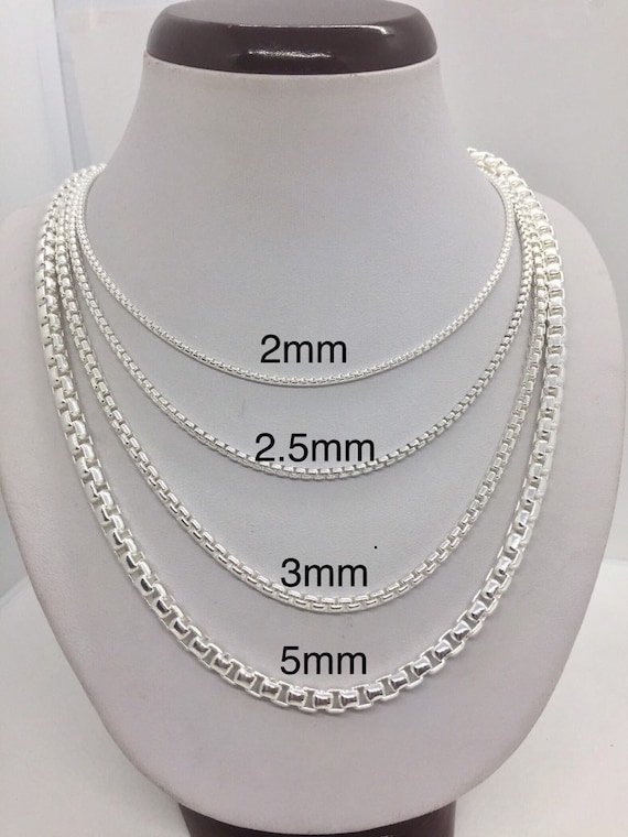 2mm Sterling Antiqued Box Chains - 16 2mm Sterling Antiqued Box Chains - 16