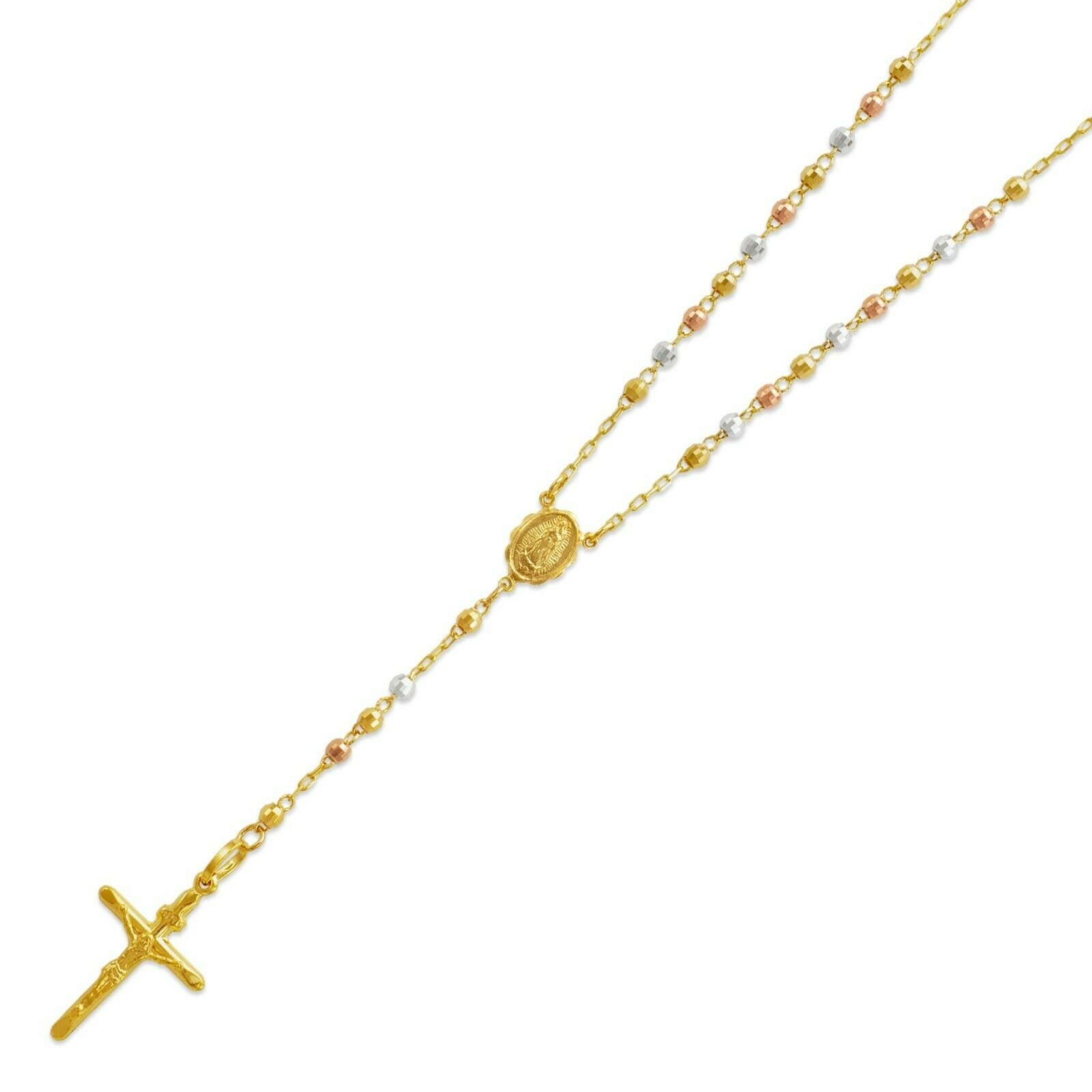 18k Yellow Gold Rosary Necklace - Arezzo Jewelers – Elmwood Park, IL. – 1925