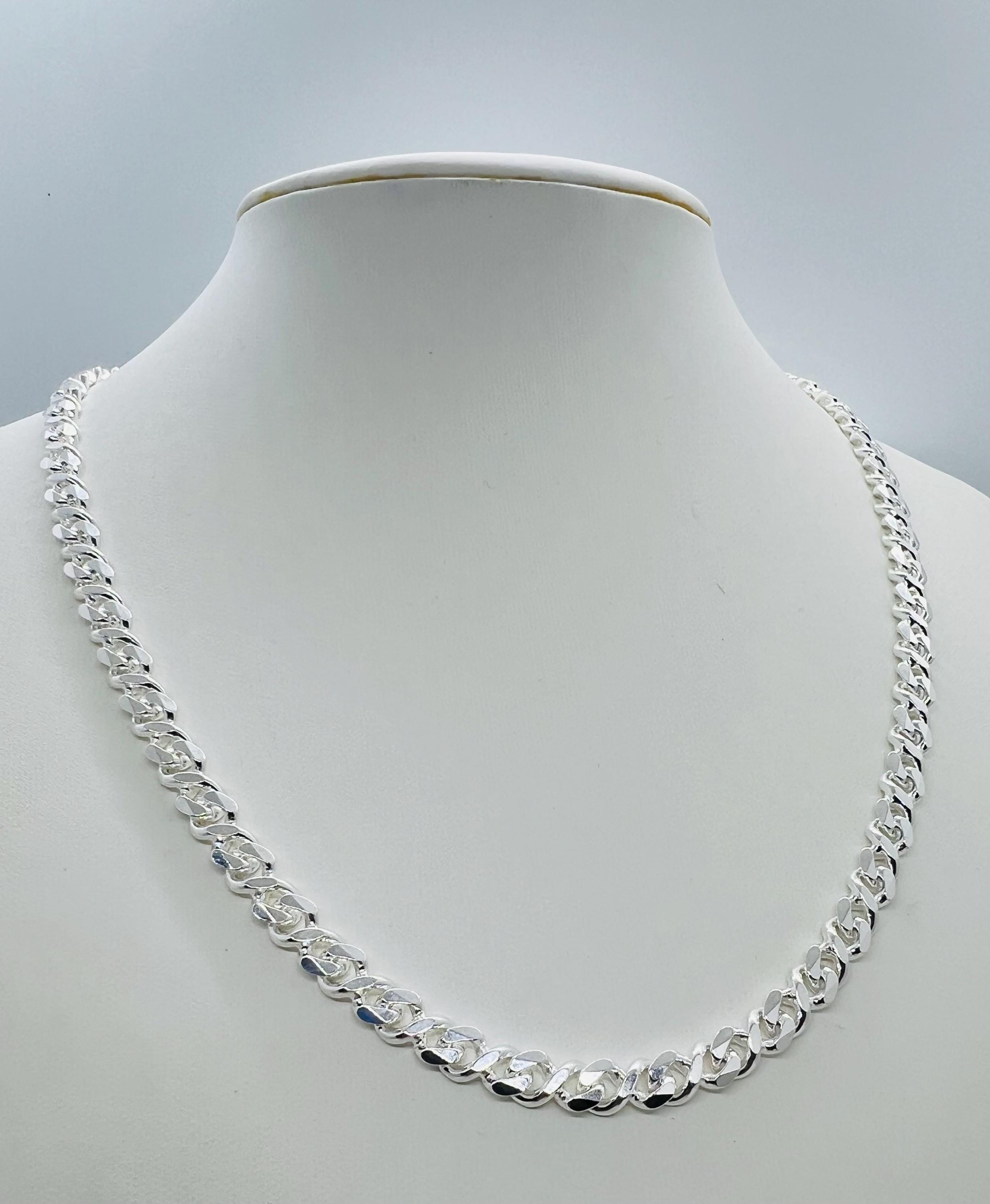 ネックレス・ペンダント XL Link Necklace in Silver Aluminium Silver double XL link necklace with pendant – Rabanne