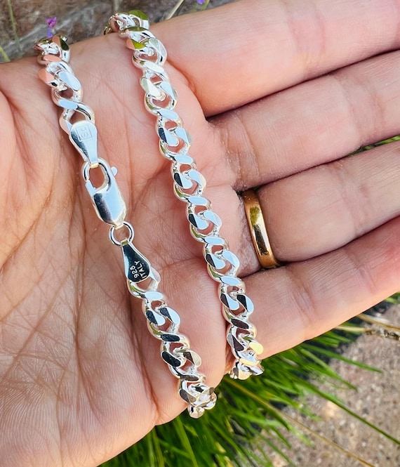 925 Sterling Silver Infinity Link Chain. Men's Women's